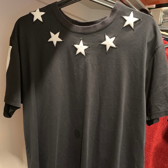 givenchy t shirt with stars